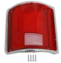 LH TAILLAMP LENS; W/BRIGHT TRIM; BLAZER 7391