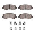 DFC 76-80 Plymouth Arrow Rear 3000 Semi-Metallic Brake Pads and Hardware Kit