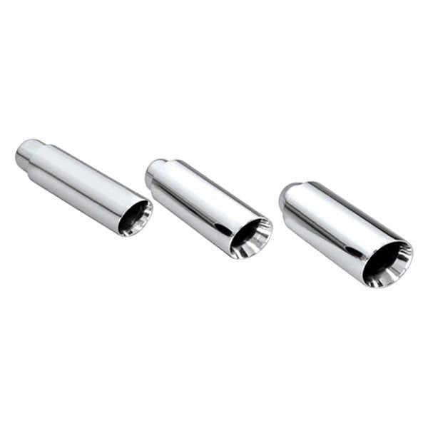 12IN SLANTED DOUBLE WALL SS EXHAUST TIP 2.25IN ID / 3.00IN OD