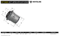 Whiteline W73464 Rear Leaf Spring - Rear Eye Bushing; fits Ram ProMaster 14+