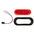 LIGHTING LED KIT RED LED 6IN S/T/T LIGHT W/GROMMET AND PLUG