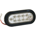 LIGHT,6.5IN OVAL,BACK-UP,10 LED,CLE