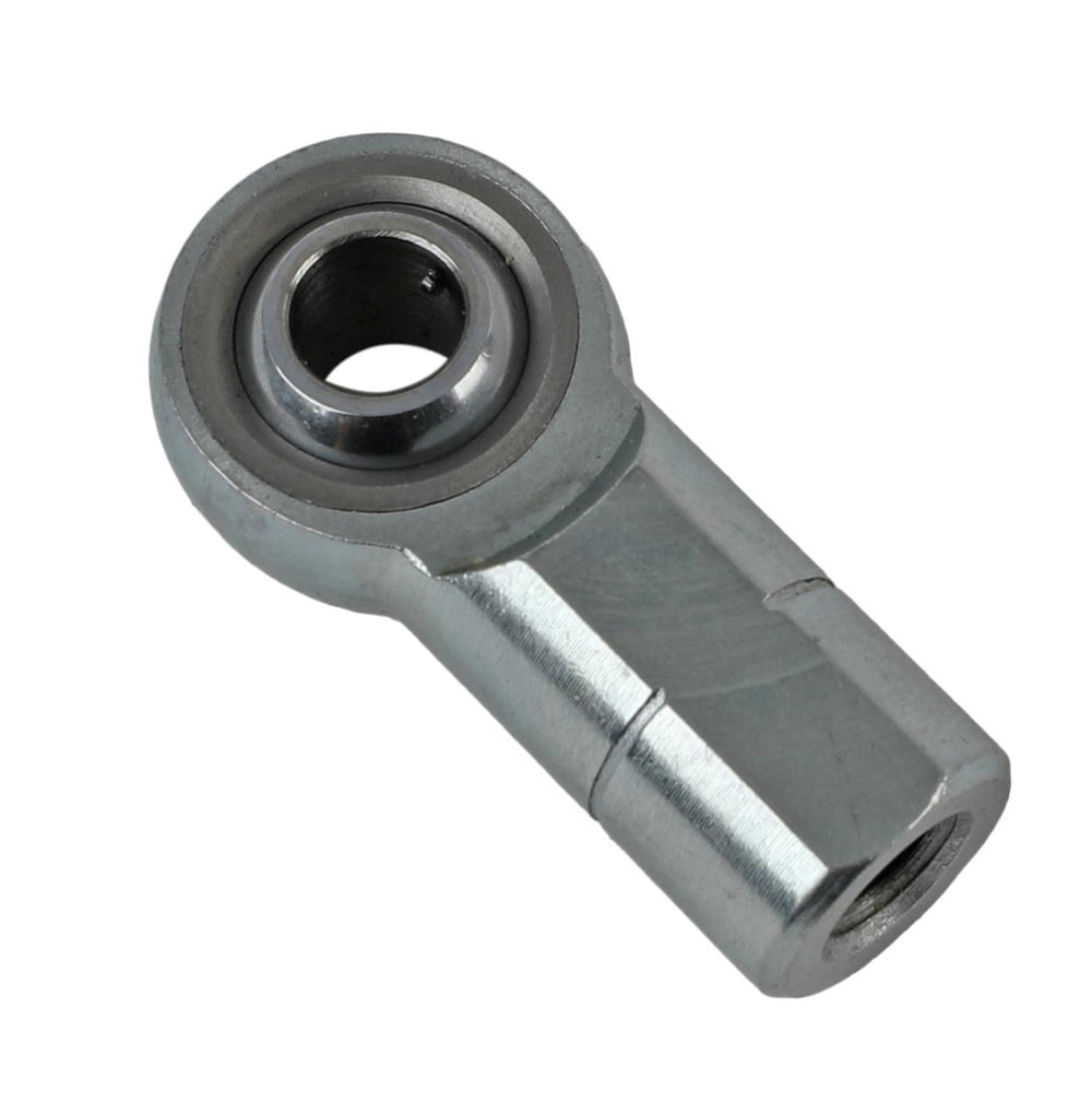 QA1 H Series 3-Pc Rod End - Female/Left Hand - 10mm Bore x M10x1.5 w/Stud - Alloy Steel w/PTFE