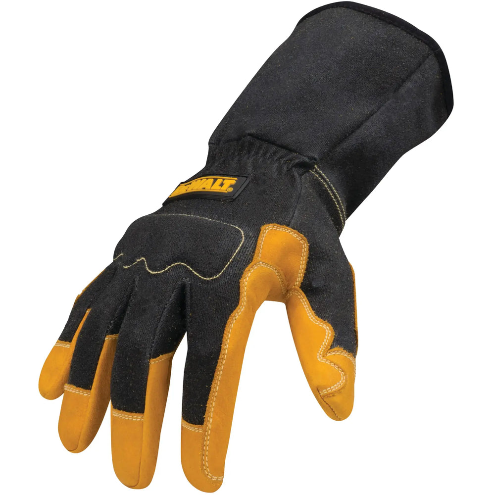 DEWALT SIZE L FABRICATION GLOVES FOR METAL FAB AND WELDING FIRE RESISTANT