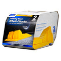 LEVELING BLOCK WHEEL CHOCK 2 PACK