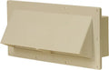 EXTERIOR WALL VENT POLYSTYRENE 13/4IN COLLAR COLONIAL WHITE