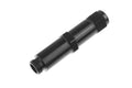 DUAL FEED BOWL INLET FITTING 6 AN X 9/16IN 24 WITH SWIVEL END BLACK 2PCS/PKG