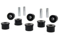 Control arm - upper inner bushing 8 Bushings 4 Tubes Grease