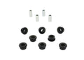 Control arm - lower inner and outer bushing 8 Bushings 4 Tubes Grease