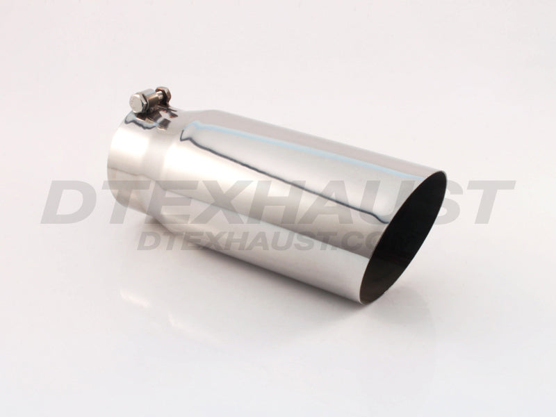 BOLTON & WELD ON 4.50INX12.00IN SLANT DIESEL EXHAUST TIP 3.50IN ID / 4.50IN OD