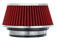 4in Inlet Cone Filter Red 3.5in Long