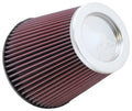 K&N Round Tapered Drycharger Air Filter Wrap Red 7.5in Base ID x 5in Top ID x 7.5in H