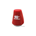 K&N Red Drycharger 5.25in x 3in Round Tapered Air Filter Wrap