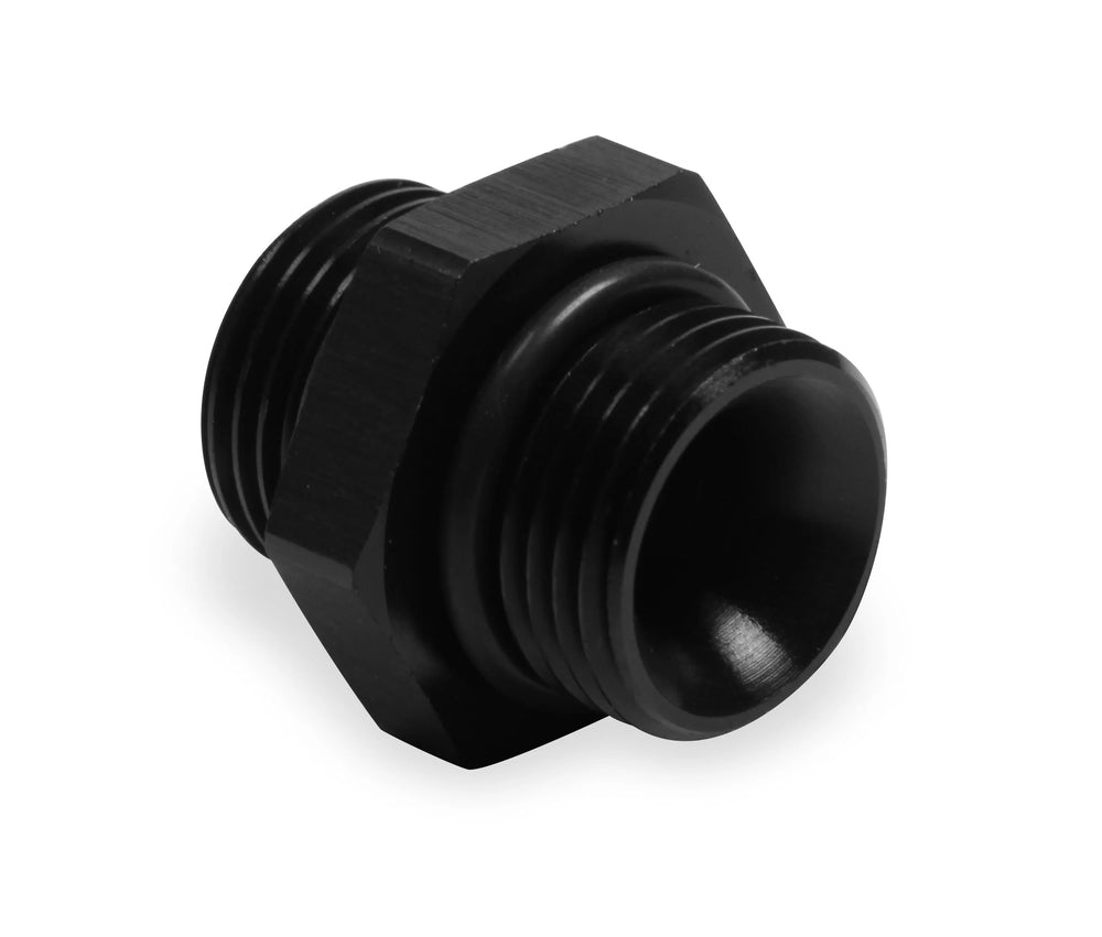-8AN PORT TO -8AN PORT ADAPTER BLACK