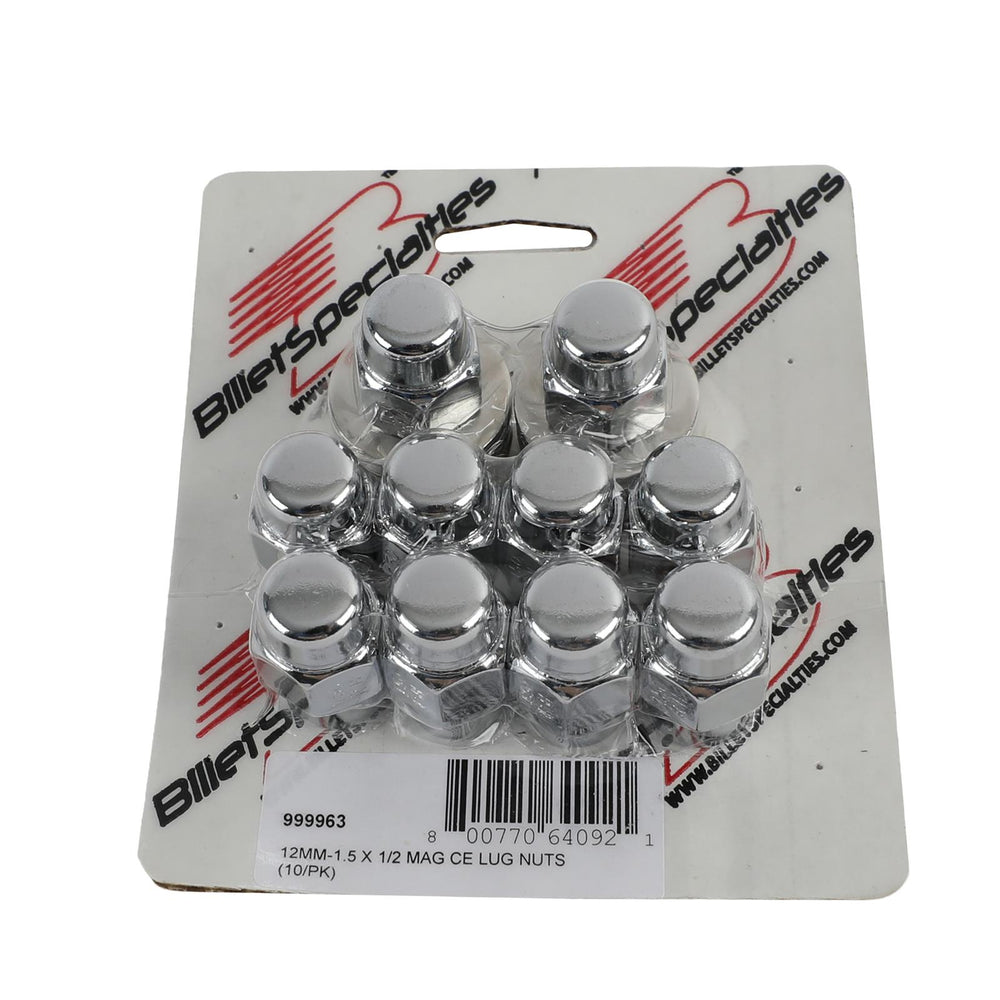 12MM-1.5 X 1/2 MAG CE LUG NUTS (10/