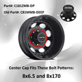 Vision Wheel MB CAP FOR PCD 8-165.1 8-170 C181ZMB-DP