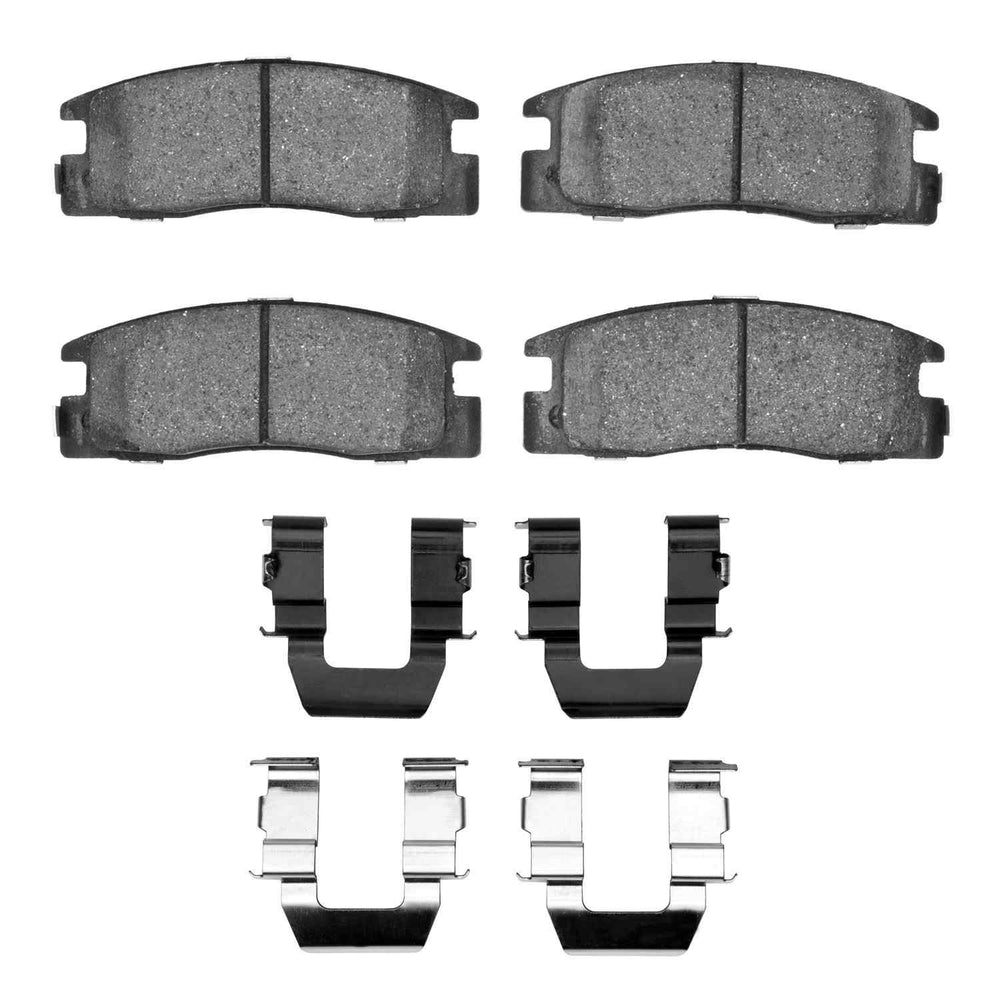 R1 88-95 Isuzu Trooper Rear Semi Met Brake Pads and Hardware Kit