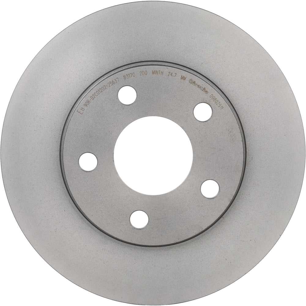 Brembo 04-05 Chevy Classic/97-03 Malibu/97-99 Cutlass Front Premium UV Coated OE Equivalent Rotor