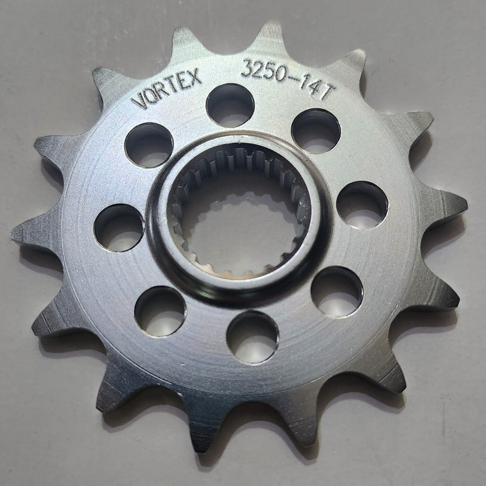 Vortex Racing Steel Front Sprocket 520 13 Tooth- Silver