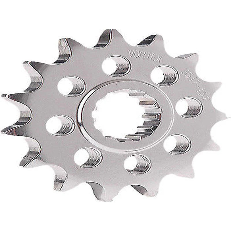 Vortex Racing Steel Front Sprocket 520 15 Tooth- Silver