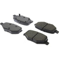Centric Premium Semi-Metallic Brake Pads w/Shims & Hardware - Rear