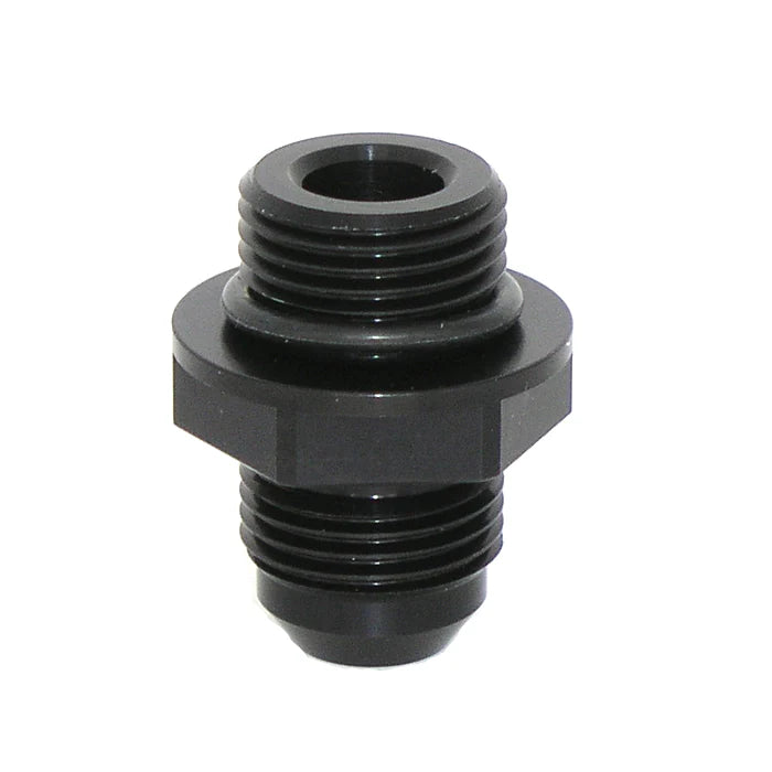 PORT FITTING08AN BLACK