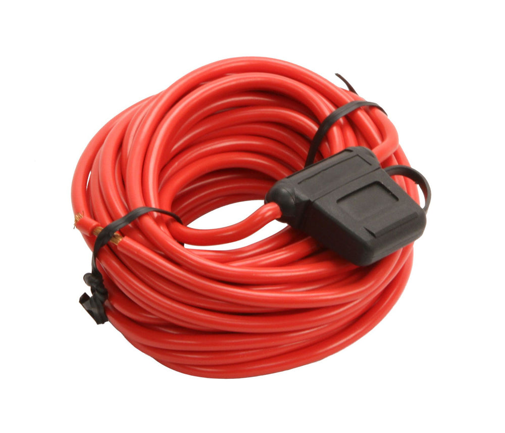 20 FT. FREEZE RESISTANT 16 GAUGE WIRE W/20 AMP INLINE FUSE HOLDER