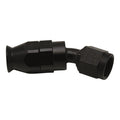 DeatschWerks 6 AN Female Flare Swivel (Incl Ferule/Olive) 30-degree Hose End PTFE anodized DW titanium