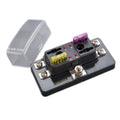 FUSE BLOCK ATC WITH INDICATING LEDS - 4 POSITION - SCREW TER