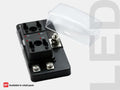 FUSE BLOCK ATC WITH INDICATING LEDS - 4 POSITION - SCREW TER