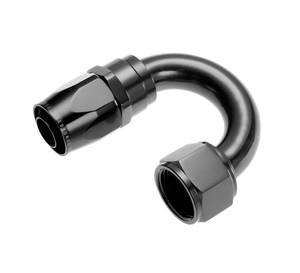 04 180 DEG DOUBLE SWIVEL HOSE ENDBLACK