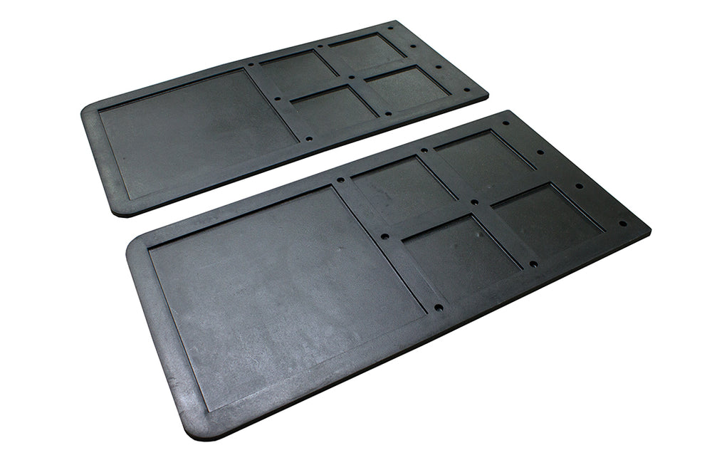 SINGLE WHEEL BLACK MUD FLAPS FIT ALL FORD SINGLE WHEEL TRUCKS