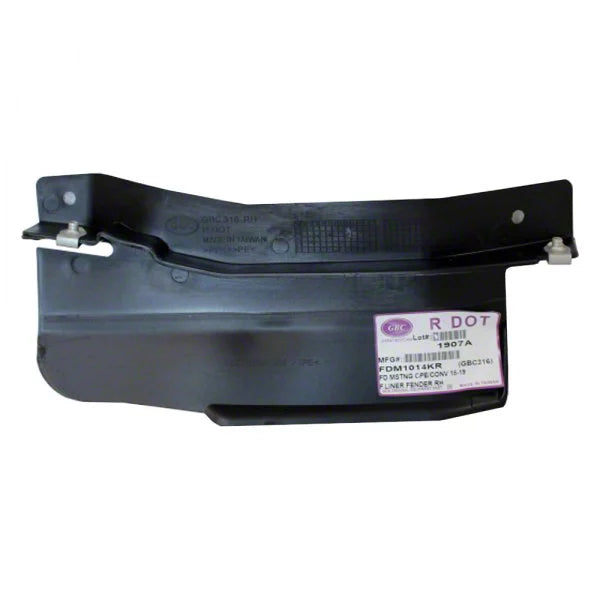 CAPA RH FRT FENDER SPLASH SHIELD FORD MUSTANG CPE/CONV 1820