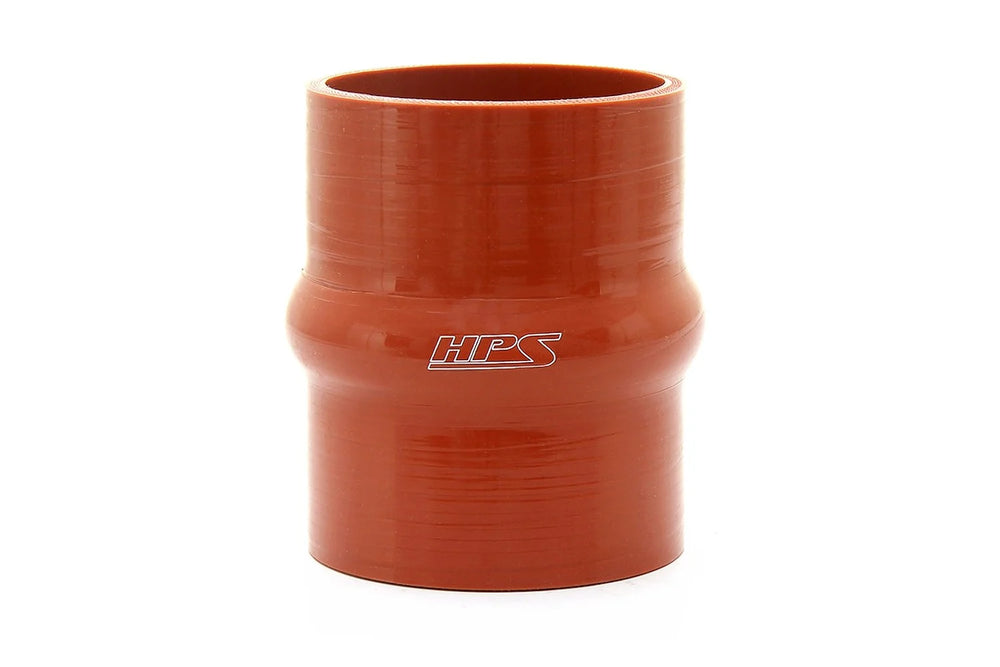 HPS Performance 1.75 ID 4 Long High Temp 4-ply Aramid Reinforced Silicone Hump Coupler Hose Orange (45mm ID 102mm Length)
