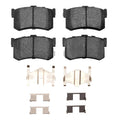 R1 94-98 Hyundai Sonata Rear Semi Met Brake Pads and Hardware Kit