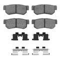 R1 99-10 Kia Optima Rear Semi Met Brake Pads and Hardware Kit