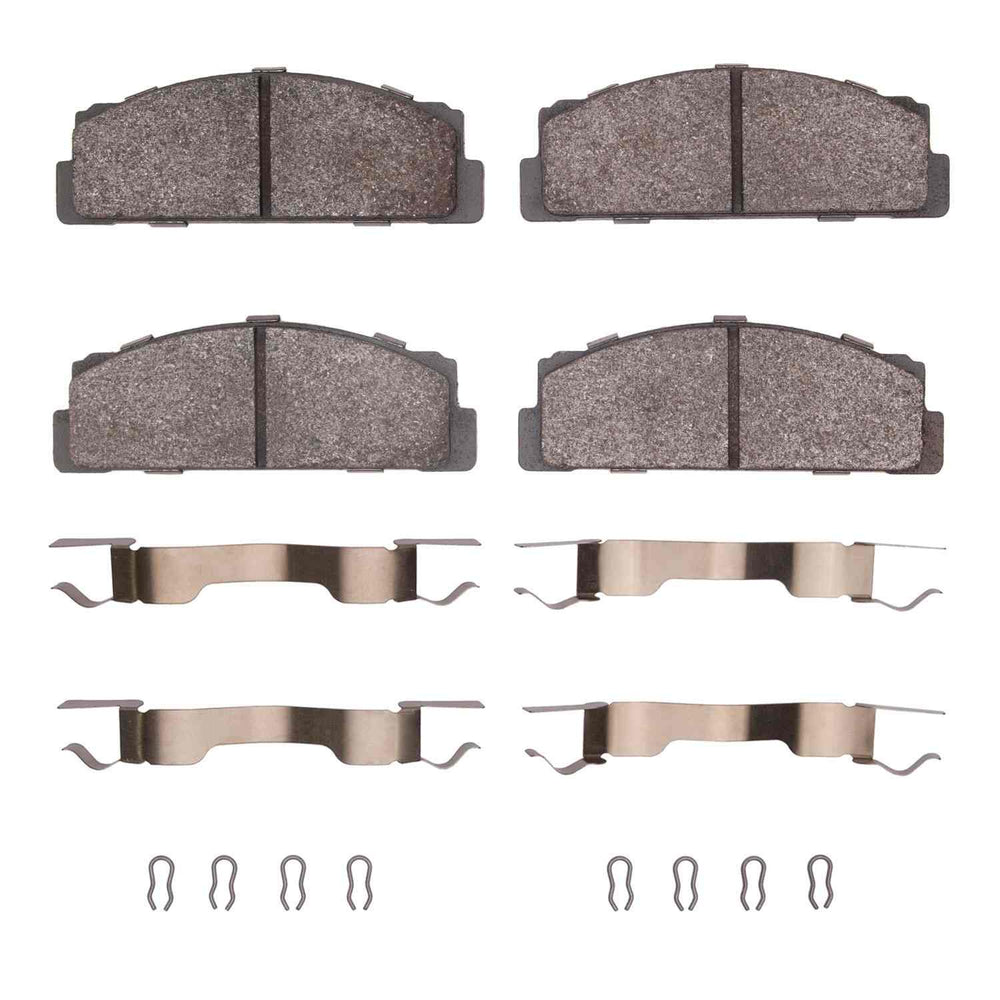 R1 66-83 Fiat X-1/9 Rear Ceramic Brake Pads and Hardware Kit