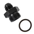 Fragola -8AN x 1 1/16-12 (12) Radius Fitting - Black