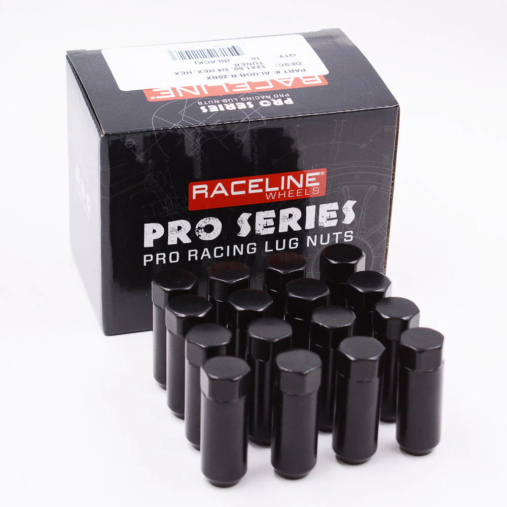 Raceline Open Spline Lug Nuts 1/2in-20 - 16 Pack - Chrome