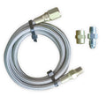 STEEL BRAIDED GAUGE LINE 24 WITH BLOCK FITTING