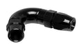 Vibrant -3AN 120 Degree High Flow Hose End Fitting for PTFE Lined Flex Hose - Aluminum