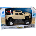 New Ray Toys Toyota Tundra Pro Lifted Truck Mud Bath with Honda Dirt Bike 1:32 Scale