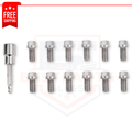 Headlock Locking Header Bolts 3/8-16 x 3/4 Inch Set of 12 Fits AMC 290-401. Chevrolet Small Block 262-400, Chrysler Big Block 383-440 Wedge Engines, Pontiac 326-455, and Oldsmobile 330-455 Mr Gasket