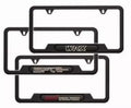 STI License Plate Frame Matte Black