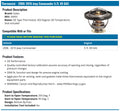 Gates Coolant Hose - Small I.D. 2010-08 Subaru Impreza 4-Cyl. 2.5 L Throttle Body Inlet