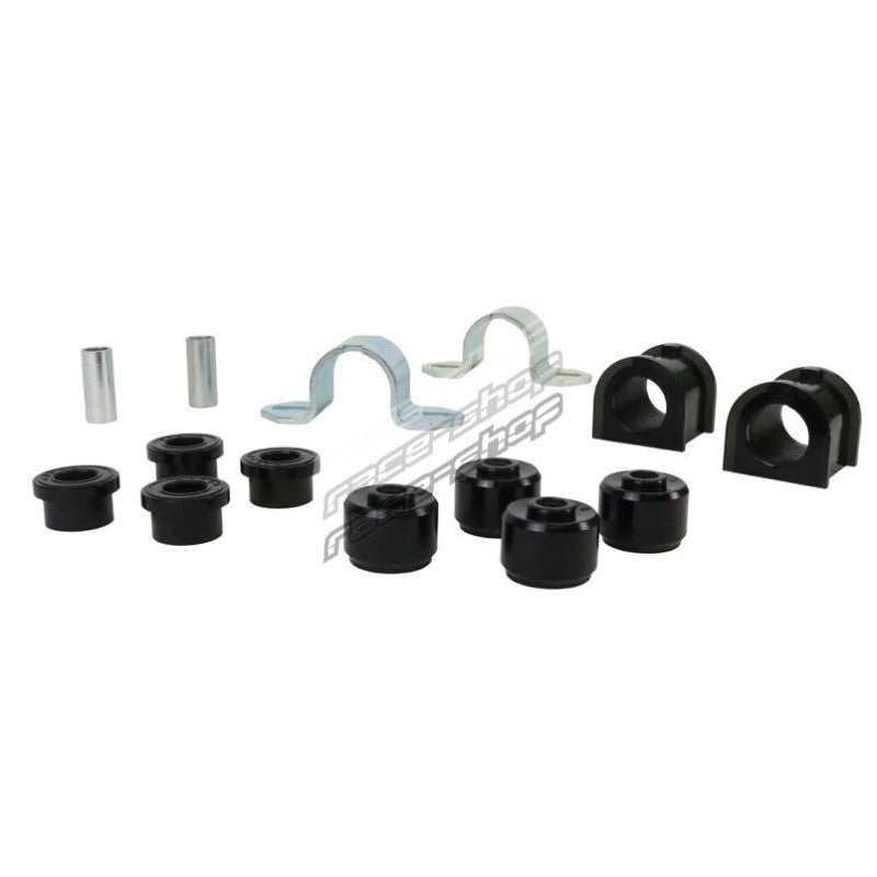 Sway bar - mount and link bushings 10 Bushings 2 Tubes 2 Saddles Grease