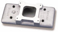 Carb Adapter Open Center Adapts 4-barrel Square Flange carburetors to spreadbore intake manifolds Mr Gasket