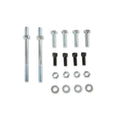 Carb Adapter Open Center Adapts 4-barrel Square Flange carburetors to spreadbore intake manifolds Mr Gasket