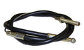 Parking Brake Cable for 48-71 Jeep CJ Models w/ Cane Brake Handle, 44-1/2 Inch Long Crown Automotive