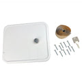 MEDIUM 30/50 AMP ELECTRIC CABLE HATCH KEY LOCK POLAR WHITE